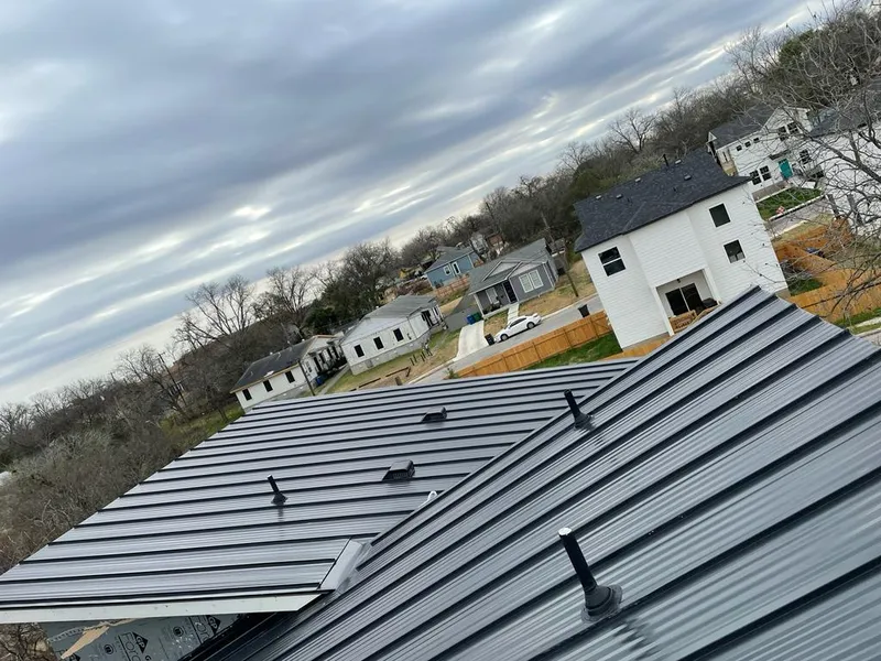 Standing seam metal roof panels with vents for Skylight Repair in Belle Chasse